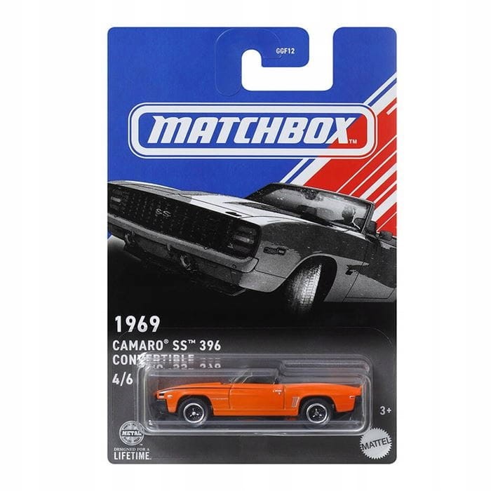 MATCHBOX American Convertibles - 1969 Camaro SS Convertible