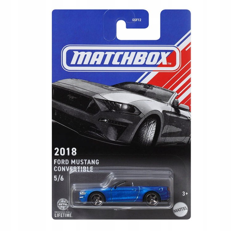 MATCHBOX American Convertibles - 2018 Ford Mustang Convertible