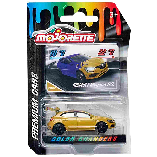 Majorette Zmieniający Kolor - Renault Megane R.S.
