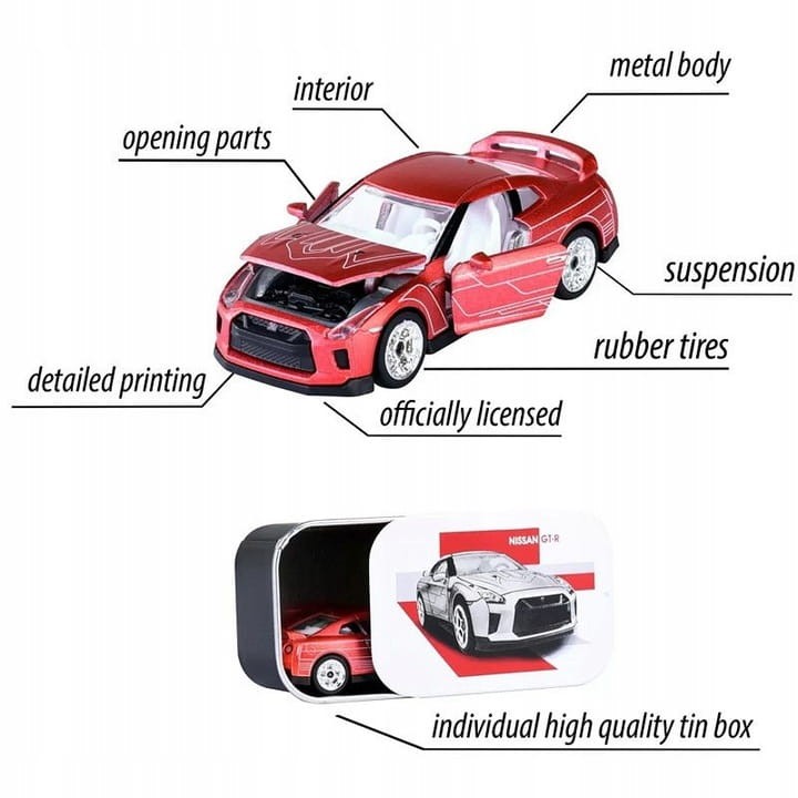 Majorette Deluxe Cars - Nissan GT-R