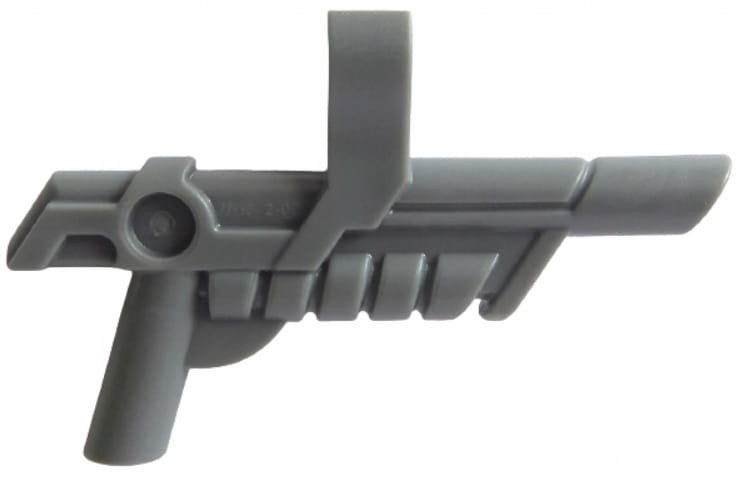 Lego akcesoria karabin z klipem ciemny szary