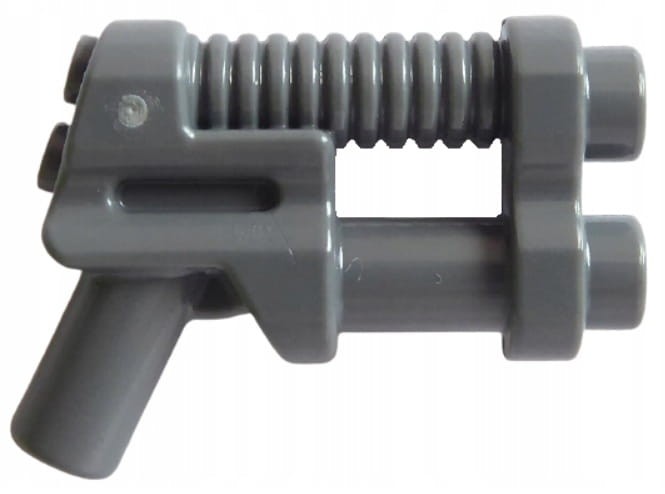 Lego akcesoria pistolet dwulufowy ciemny szary