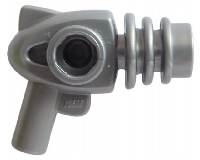 Lego akcesoria pistolet kosmiczny laserowy srebrny