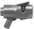 Lego akcesoria pistolet blaster ze spustem srebrny