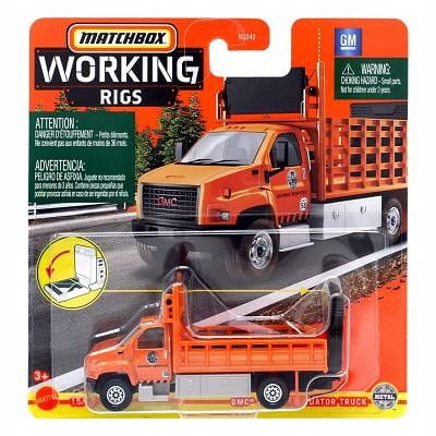 MATCHBOX Working Rigs - GMC 3500 Attenuator Truck