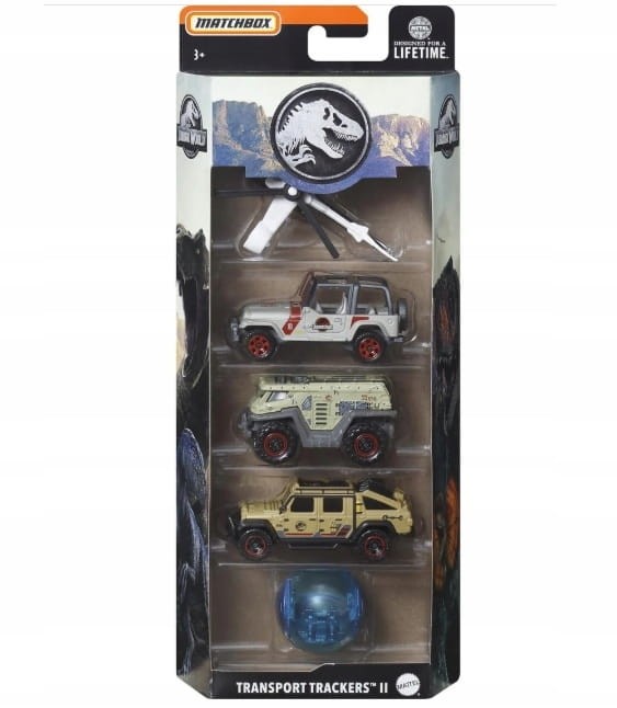 MATCHBOX 5Pak - Transport Trackers II (HVT83) Jurassic World