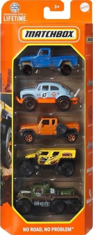 MATCHBOX 5Pak - No Road, No Problem (HVT81)