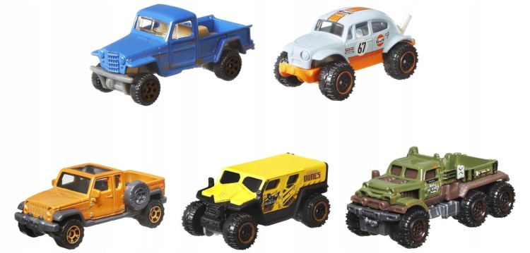 MATCHBOX 5Pak - No Road, No Problem (HVT81)