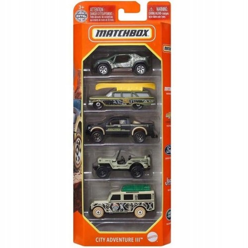 MATCHBOX 5Pak - City Adventures III (HFH16)