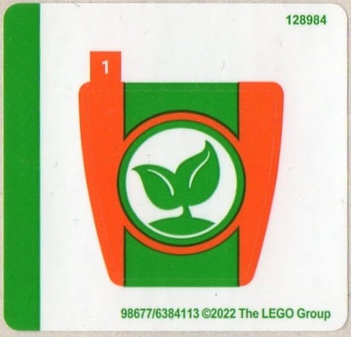 Lego city naklejki z zestawu 60326