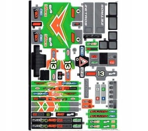 Lego Technic - Naklejki z zestawu 42129