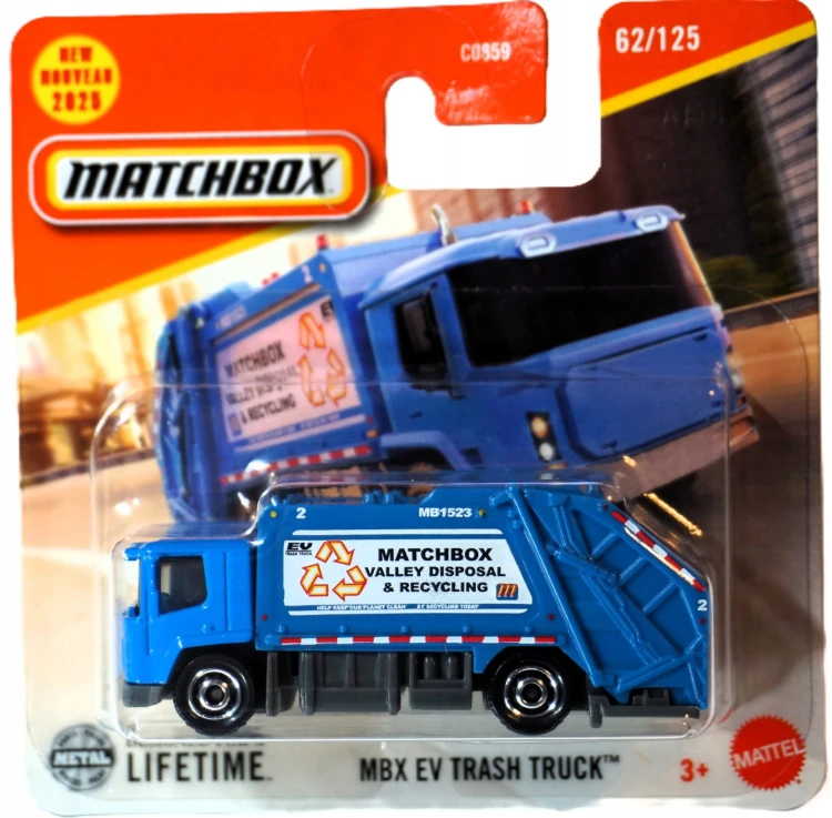 MATCHBOX - MBX EV Trash Truck