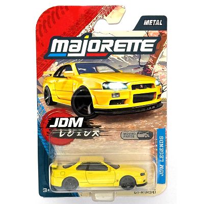 Majorette JDM Legends - Nissan Skyline GT-R (R34)