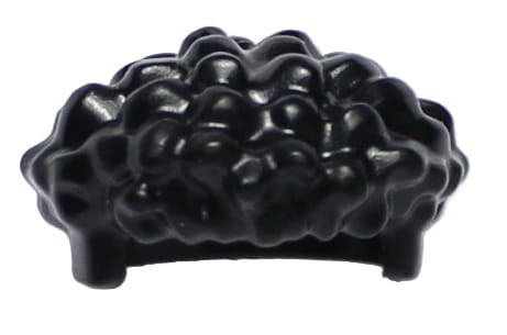 Lego włosy czarne, męskie, krótkie, kręcone