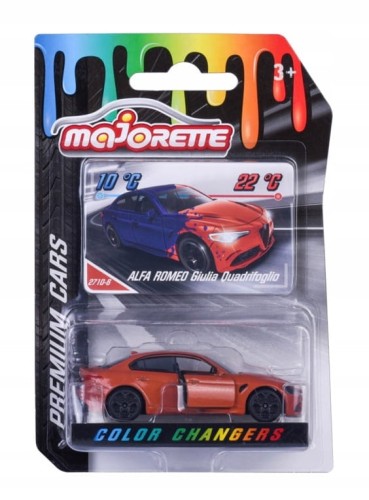 Majorette Zmieniający Kolor - Alfa Romeo Giulia Quadrifoglio