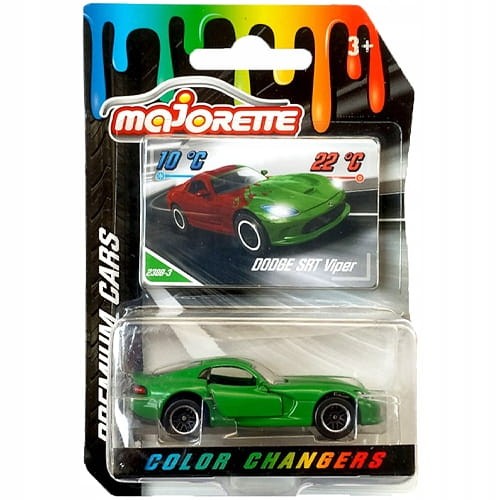 Majorette Zmieniający Kolor - Dodge SRT Viper