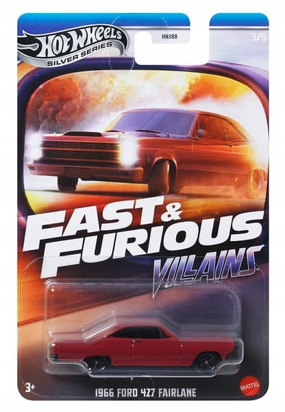HOT WHEELS Fast &amp; Furious Villains - 1966 Ford 427 Fairlane