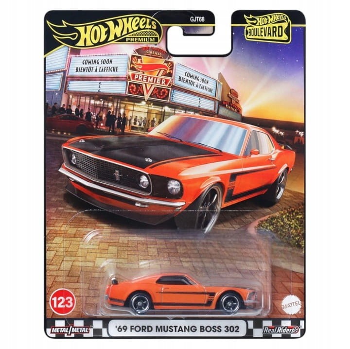 Hot Wheels Premium - '69 Ford Mustang BOSS 302