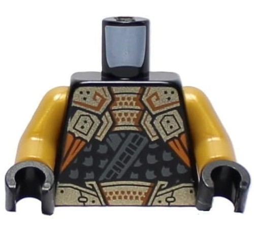 Lego Tors Czarny, Złota Zbroja i Ręce