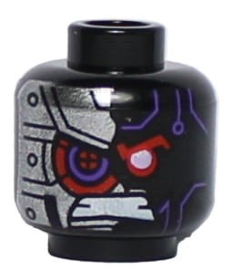 Lego Główka Nindroid, Czarna