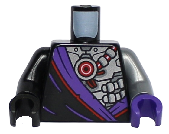 Lego Tors Czarny, Srebrna Zbroja, Czarne Kimono
