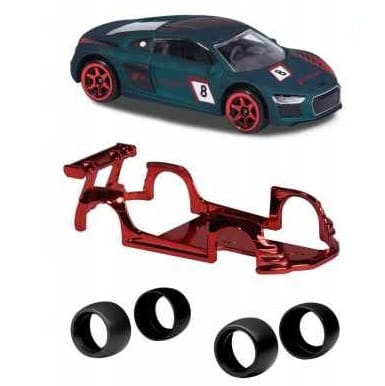 Majorette - Audi R8 + Elementy do tuningu (Luz)