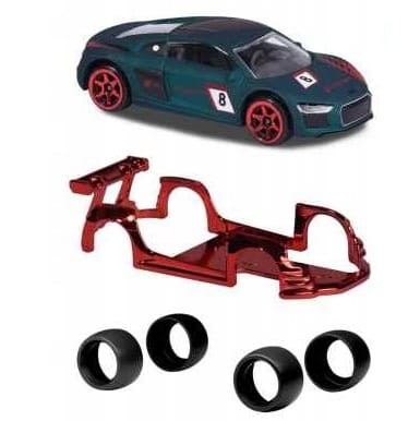 Majorette - Audi R8 + Elementy do tuningu (Luz)