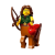 LEGO Minifigures Seria 21 - Wojowniczka Centaur