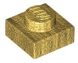 Lego Płytka 1x1 Perłowy Złoty