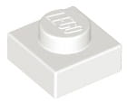 Lego Płytka 1x1 Biały