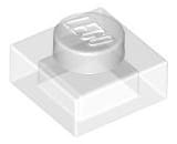 Lego Płytka 1x1 Przezroczysty