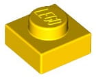 Lego Płytka 1x1 Żółty