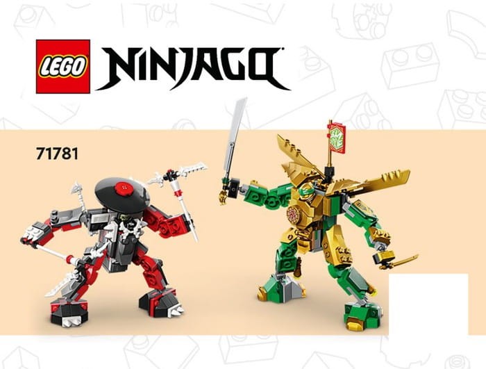 Lego Ninjago instrukcja od zestawu 71781