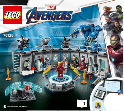 Lego Super Heroes instrukcja nr 1 od zestawu 76125