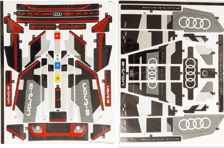 Lego Technic - Naklejki z zestawu 42160