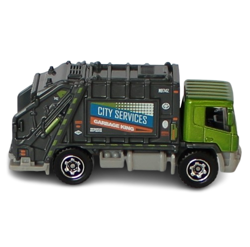 Matchbox - MBX EV Trash Truck Śmieciarka (Luz)