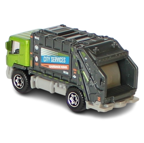Matchbox - MBX EV Trash Truck Śmieciarka (Luz)