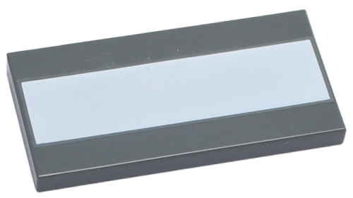 LEGO Płytka Płaska 2x4 Pas Drogowy