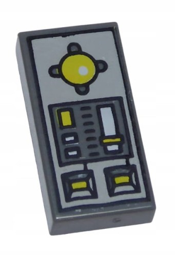 LEGO Płytka Płaska 1x2 Panel Sterowania