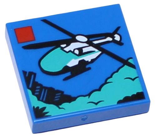 LEGO Płytka Płaska 2x2 Zestaw Lego/Helikopter