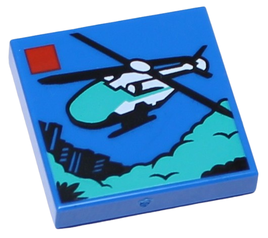 LEGO Płytka Płaska 2x2 Zestaw Lego/Helikopter