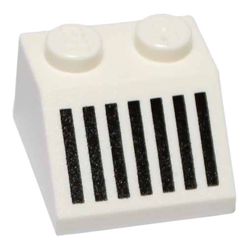 LEGO Skos 2x2 - Czarny Grill