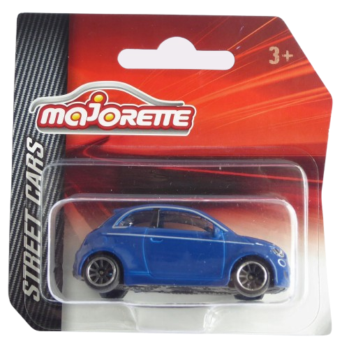 Majorette Street Cars - Fiat 500 Icon (Niebieski)