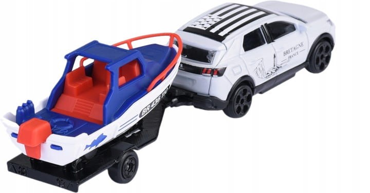 Majorette French Touch - Peugeot 3008 GT + Łódź