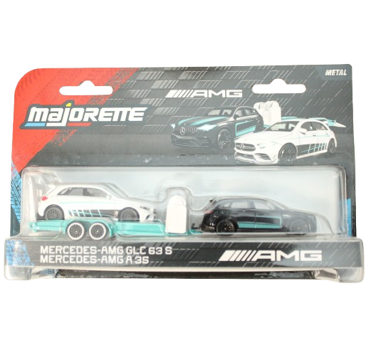 Majorette Mercedes-AMG Deluxe Trailer - GLC 63 S &amp; A 35
