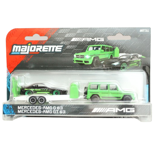Majorette Mercedes-AMG Deluxe Trailer - G 63 &amp; GT 63