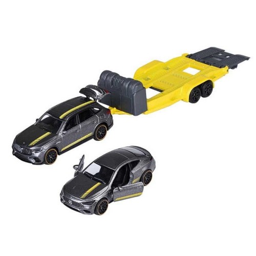 Majorette Mercedes-AMG Deluxe Trailer - GLC 63 S &amp; CLE 53