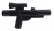 LEGO Akcesoria - Pistolet/Blaster Czarny
