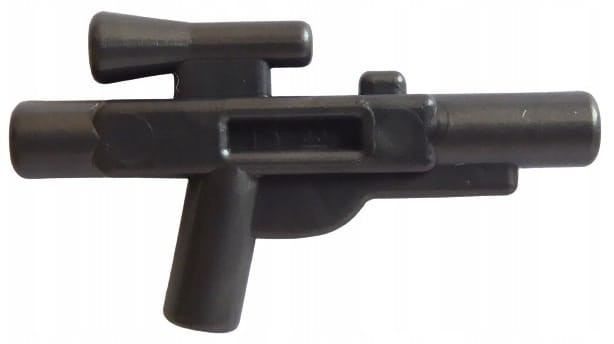 LEGO Akcesoria - Pistolet/Blaster Perłowy Ciemny Szary