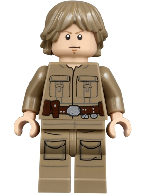 LEGO Figurka Star Wars - Luke Skywalker w Ciemno Beżowym Stroju